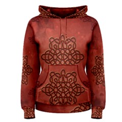 Elegant Decorative Celtic Knot Women s Pullover Hoodie by FantasyWorld7