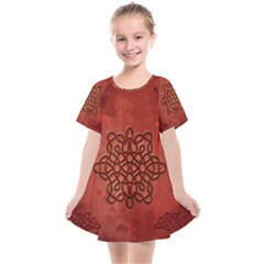 Elegant Decorative Celtic Knot Kids  Smock Dress by FantasyWorld7