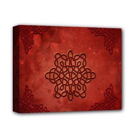 Elegant Decorative Celtic Knot Deluxe Canvas 14  X 11  (stretched) by FantasyWorld7