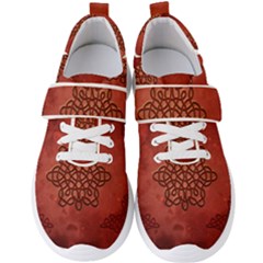 Elegant Decorative Celtic Knot Men s Velcro Strap Shoes by FantasyWorld7