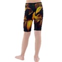 Nature Yellow Plant Leaves Kids  Mid Length Swim Shorts View2