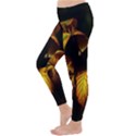 Nature Yellow Plant Leaves Classic Winter Leggings View2