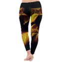 Nature Yellow Plant Leaves Classic Winter Leggings View4