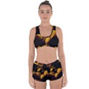 Nature Yellow Plant Leaves Racerback Boyleg Bikini Set View1