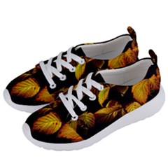 Nature Yellow Plant Leaves Women s Lightweight Sports Shoes