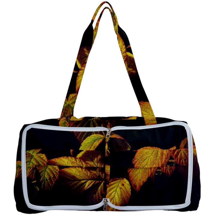 Nature Yellow Plant Leaves Multi Function Bag