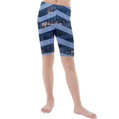 Architectural Design Architecture Building Business Kids  Mid Length Swim Shorts