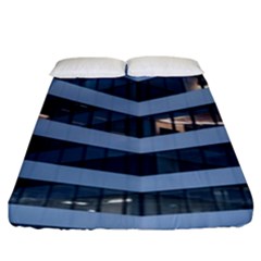 Architectural Design Architecture Building Business Fitted Sheet (king Size) by Pakrebo