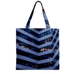 Architectural Design Architecture Building Business Zipper Grocery Tote Bag