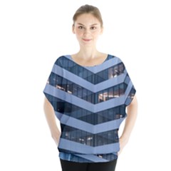 Architectural Design Architecture Building Business Batwing Chiffon Blouse