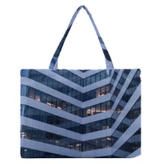 Architectural Design Architecture Building Business Zipper Medium Tote Bag