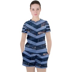 Architectural Design Architecture Building Business Women s Tee and Shorts Set