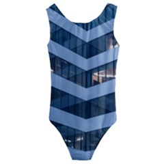 Architectural Design Architecture Building Business Kids  Cut-Out Back One Piece Swimsuit