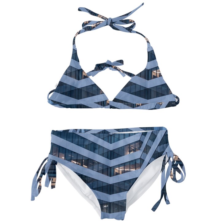 Architectural Design Architecture Building Business Kids  Classic Bikini Set