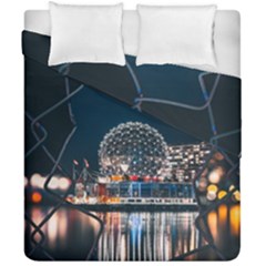 Silver Dome Duvet Cover Double Side (california King Size) by Pakrebo