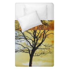 Branches Dawn Dusk Fall Duvet Cover Double Side (single Size) by Pakrebo