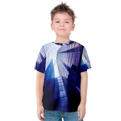 Abstract Architectural Design Architecture Building Kids  Cotton Tee