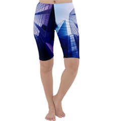 Abstract Architectural Design Architecture Building Cropped Leggings  by Pakrebo