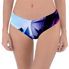 Abstract Architectural Design Architecture Building Reversible Classic Bikini Bottoms by Pakrebo