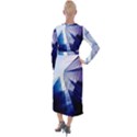 Abstract Architectural Design Architecture Building Velvet Maxi Wrap Dress View2