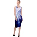 Abstract Architectural Design Architecture Building Sleeveless Pencil Dress View3