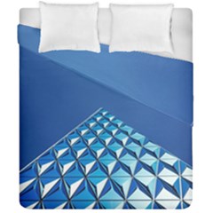 Art Building Pattern Abstract Duvet Cover Double Side (california King Size) by Pakrebo