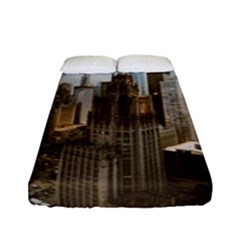 Architectural Design Architecture Buildings City Fitted Sheet (full/ Double Size) by Pakrebo