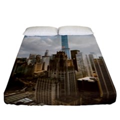 Architectural Design Architecture Buildings City Fitted Sheet (california King Size) by Pakrebo