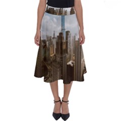 Architectural Design Architecture Buildings City Perfect Length Midi Skirt by Pakrebo