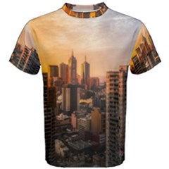 View Of High Rise Buildings During Day Time Men s Cotton Tee by Pakrebo