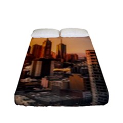 View Of High Rise Buildings During Day Time Fitted Sheet (full/ Double Size) by Pakrebo