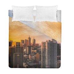 View Of High Rise Buildings During Day Time Duvet Cover Double Side (full/ Double Size) by Pakrebo