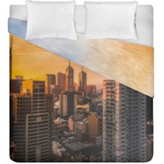 View Of High Rise Buildings During Day Time Duvet Cover Double Side (king Size) by Pakrebo