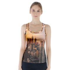 View Of High Rise Buildings During Day Time Racer Back Sports Top by Pakrebo