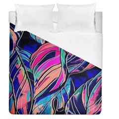 Tropical Leaves Resize 2000x2000 Same A3580b Duvet Cover (queen Size) by Sobalvarro