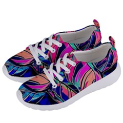 Tropical Leaves Resize 2000x2000 Same A3580b Women s Lightweight Sports Shoes by Sobalvarro