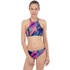 Tropical Leaves Resize 2000x2000 Same A3580b Racer Front Bikini Set by Sobalvarro