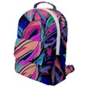 Tropical leaves Resize 2000x2000 Same A3580b Flap Pocket Backpack (Small) View1