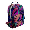 Tropical leaves Resize 2000x2000 Same A3580b Flap Pocket Backpack (Small) View2