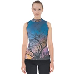 Low Angle Photography Of Bare Tree Mock Neck Shell Top by Pakrebo