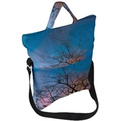 Low Angle Photography Of Bare Tree Fold Over Handle Tote Bag by Pakrebo