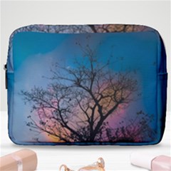 Low Angle Photography Of Bare Tree Make Up Pouch (large) by Pakrebo