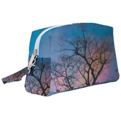 Low Angle Photography Of Bare Tree Wristlet Pouch Bag (large) by Pakrebo