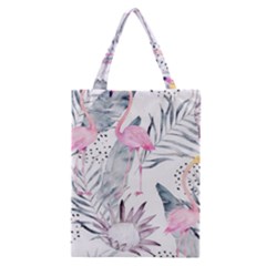 Tropical Flamingos Classic Tote Bag by Sobalvarro