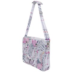 Tropical Flamingos Cross Body Office Bag by Sobalvarro