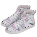 Tropical flamingos Women s Hi-Top Skate Sneakers View2