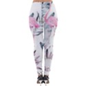 Tropical flamingos Lightweight Velour Leggings View2