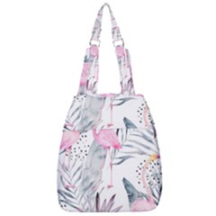 Tropical Flamingos Center Zip Backpack by Sobalvarro