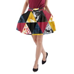 Triangles A-line Pocket Skirt by Sobalvarro