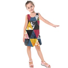 Triangles Kids  Sleeveless Dress by Sobalvarro